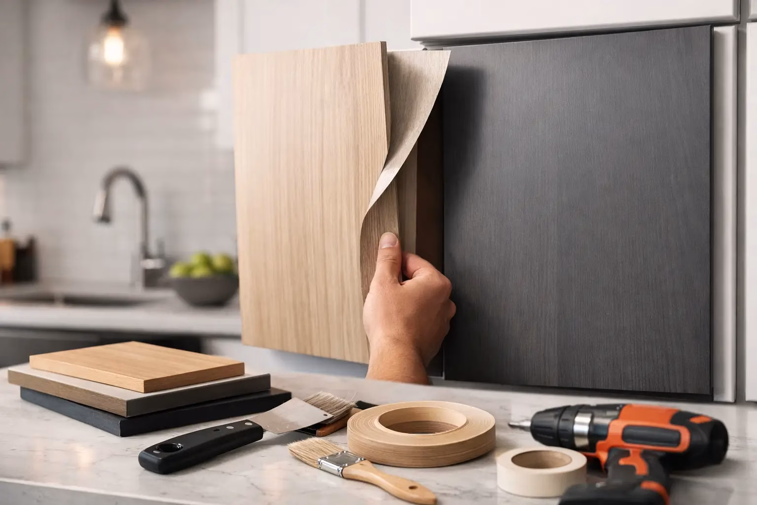 Can You Reface Laminate Cabinets?