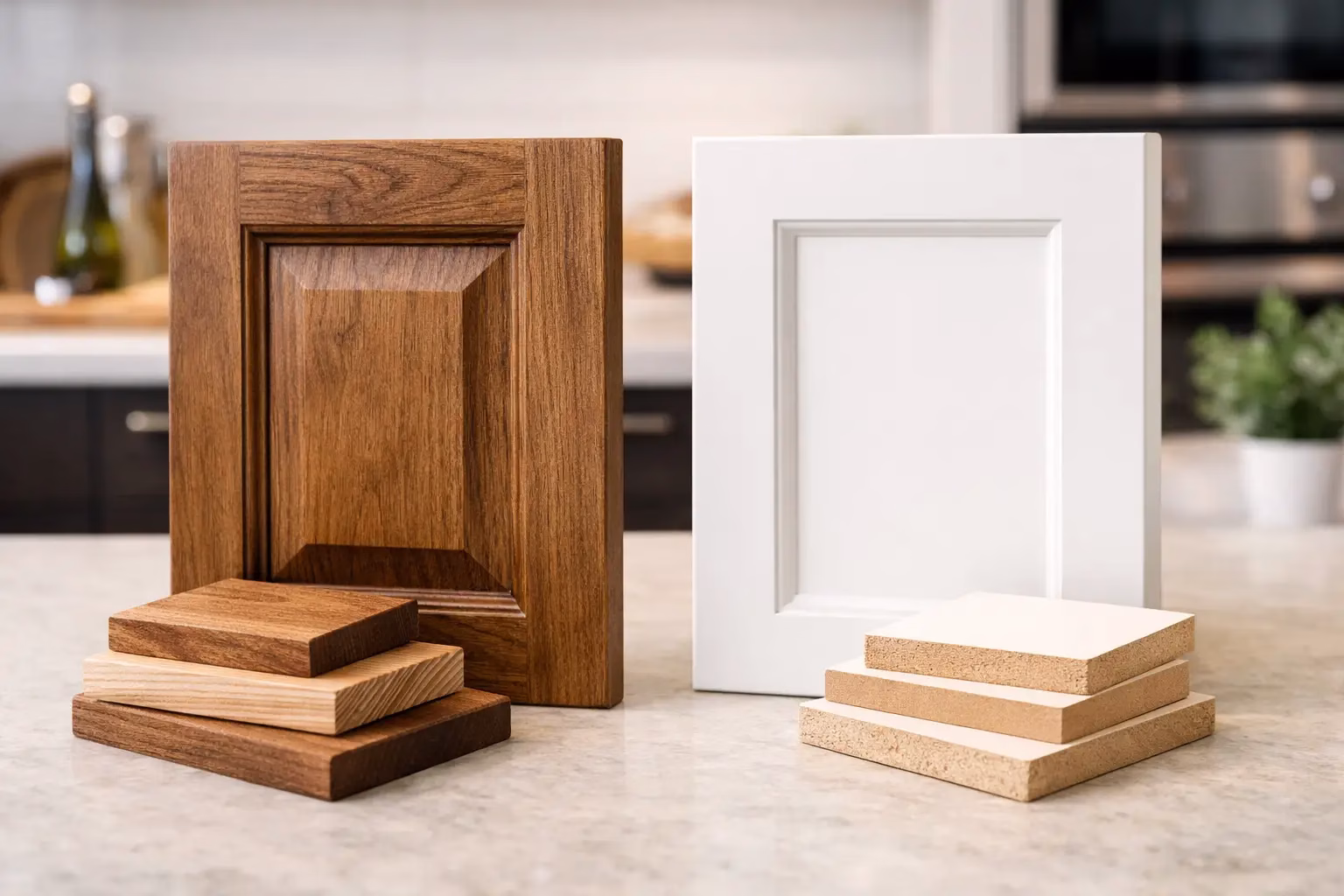 Solid Wood Cabinet Doors Versus MDF