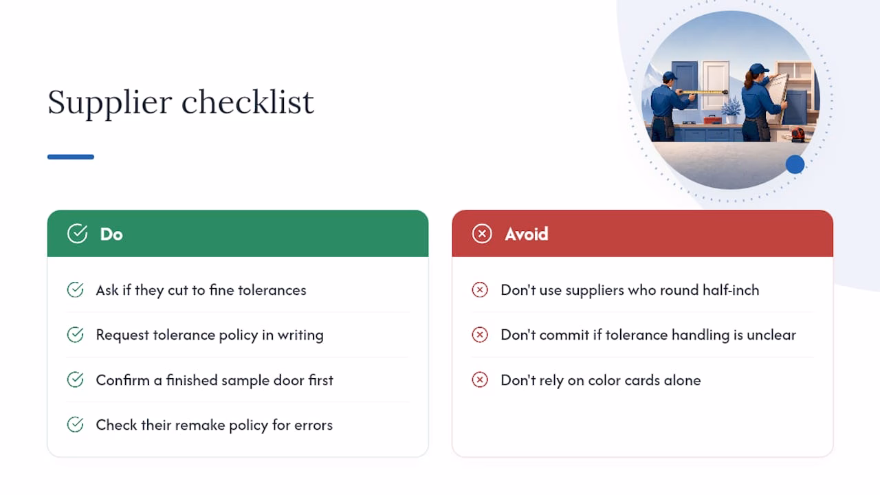 Working With a Custom Door Supplier Without the Headaches — overview diagram