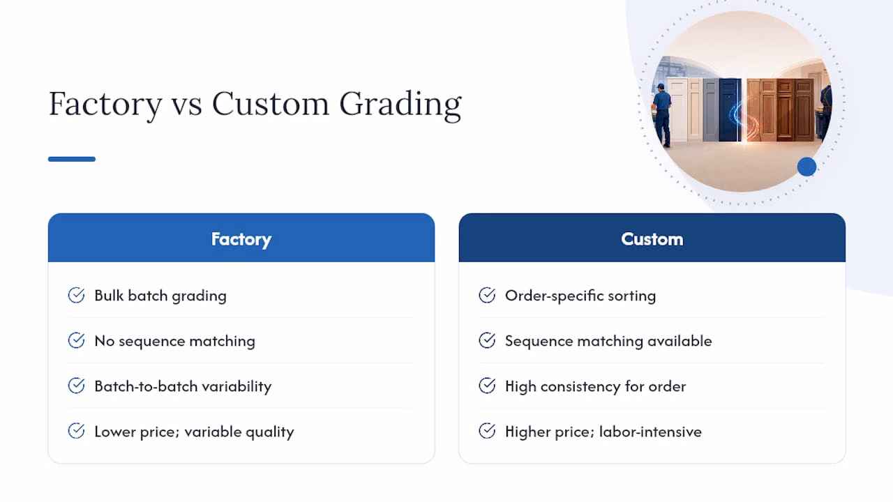 Factory Grading Versus Custom Grading: What's the Difference? — overview diagram